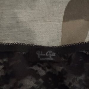 Brandy Melville Black Lace Top